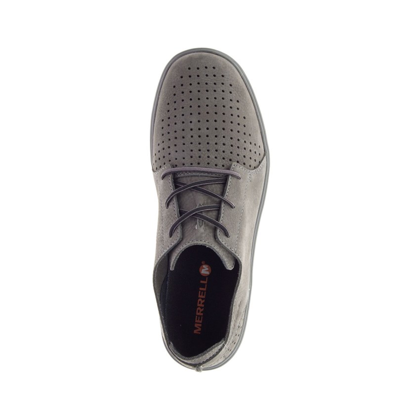 Basket Merrell Downtown Lace Grise Homme | B.Y.CUHA